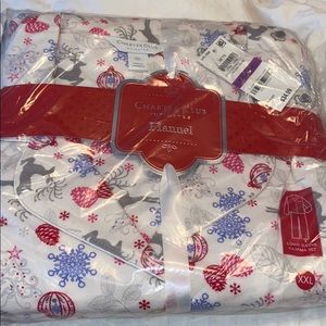 Charter club intimates flannel long sleeve pajama